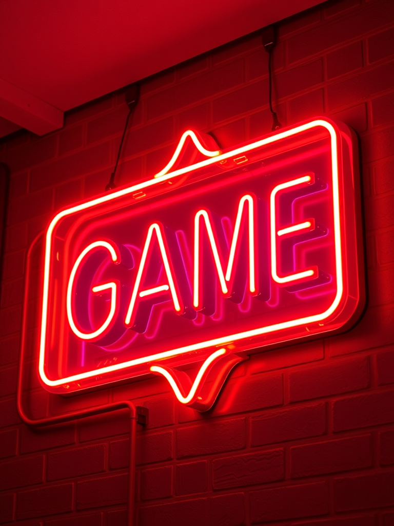 Game Neon Sign
