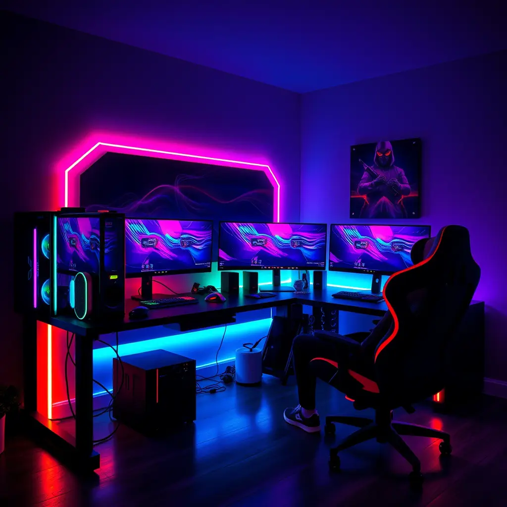 Gaming-Setup-RGB-Lighting-Room-1 Gaming Setup: Why RGB Lighting Can Transform Your Entire Room