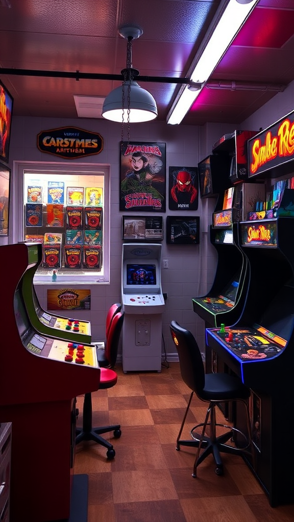 Retro-Game-Room-ingredients Retro Game Room: Creating a Nostalgic Escape with Classic Vibes