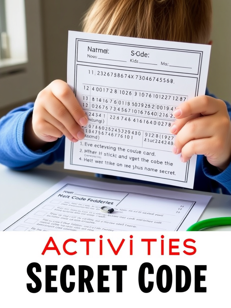 Secret Code Activities for Kids
