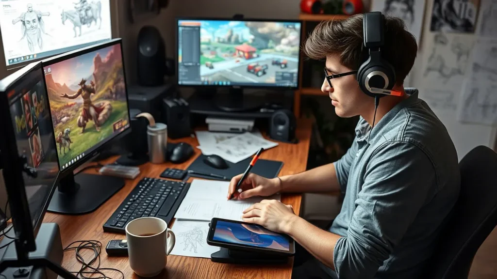 7a6cd1fe-bea9-40ae-9a71-178573bae633-1024x576 The Complete Guide to Becoming a Video Game Developer in 2024