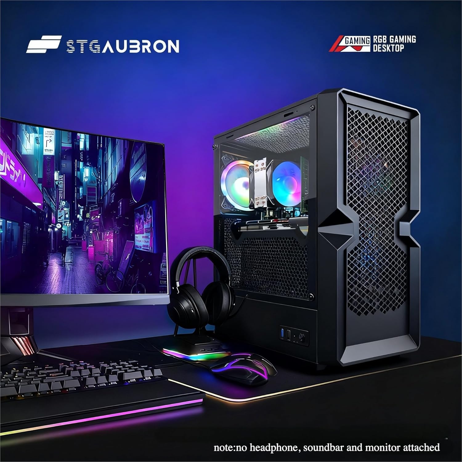 STGAubron Gaming PC Desktop