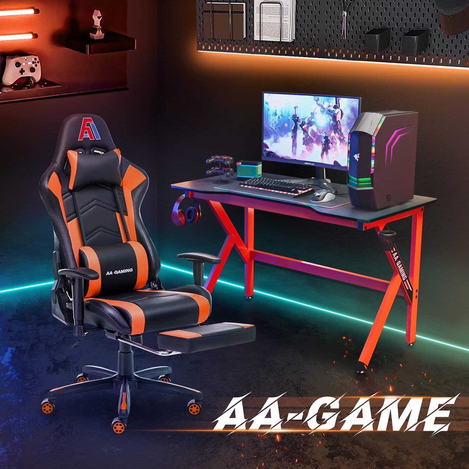 AA Products High Back Ergonomic Gaming Chair